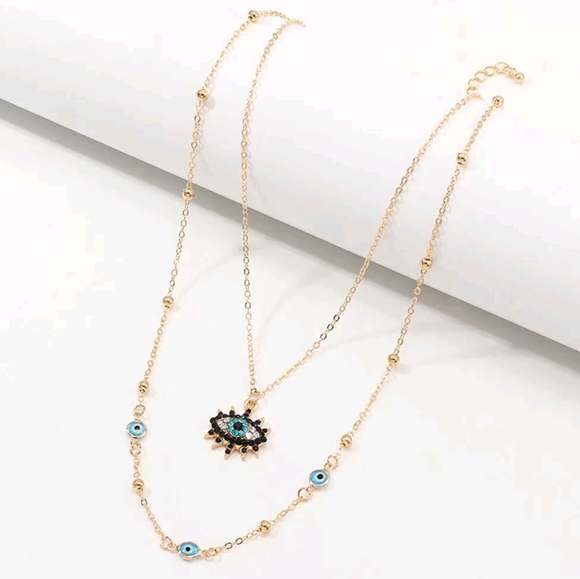 Free People Jewelry - EVIL EYE PROTECTION NECKLACE